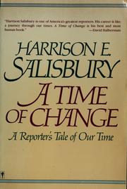 A time of change by Harrison Evans Salisbury