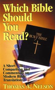 Cover of: Which Bible Should You Read? by Thomas Allen Nelson