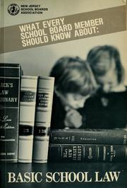 Cover of: Basic school law by Robert P. Martinez