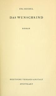 Cover of: Das Wunschkind: Roman ...