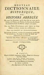 Nouveau dictionnaire historique by L. M. Chaudon