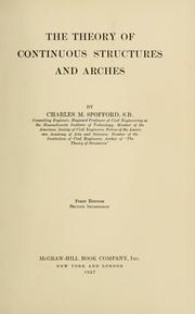 Cover of: The theory of continuous structures and arches