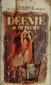 Cover of: Deenie by Judy Blume