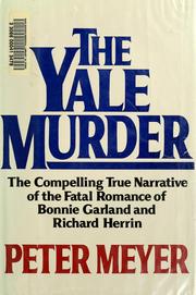 Cover of: The Yale murder