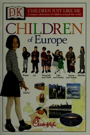 Cover of: Children of Europe by Barnabas Kindersley
