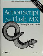 Cover of: ActionScript for Flash MX: The Definitive Guide