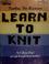 Cover of: Susan Bates knitting for beginners