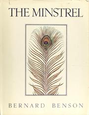 Cover of: The minstrel