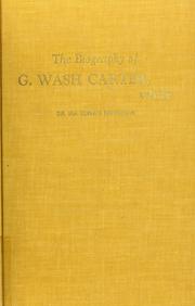 Cover of: The biography of G. Wash Carter, white: life story of a Mississippi peckerwood, whose short circuit logic kept him fantastically embroiled.