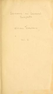 Cover of: Sermons on several subjects