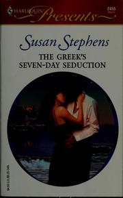 Cover of: The Greek's seven-day seduction