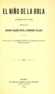 Cover of: El niño de la bola by Antonio Calero Ortiz