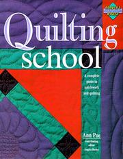 Cover of: Quilting school