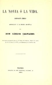 Cover of: La novia o la vida: disparate cómico