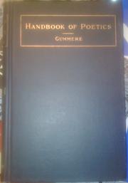 Cover of: A Handbook of Poetics | 
