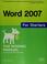 Cover of: Word 2007 for starters