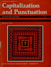Cover of: Developing skills in capitalization and punctuation, book C: grades 7-8