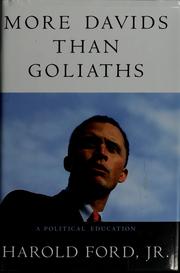 Cover of: More Davids than Goliaths: a political education