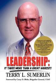 Cover of: Leadership: It Takes More Than a Great Haircut! by 