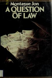 Cover of: A question of law