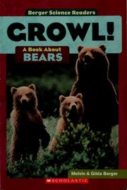 Cover of: Growl!: a book about bears