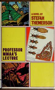 Cover of: Professor Mmaa's lecture by Stefan Themerson