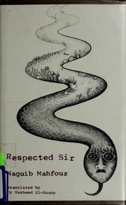 Cover of: Respected sir