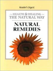 Cover of: Natural remedies. | 