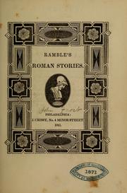 Cover of: Ramble's Roman stories.