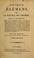 Cover of: Nouveaux élémens de la science de l'homme