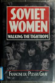 Cover of: Soviet women: walking the tightrope
