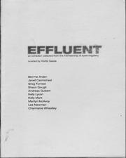 Cover of: Effluent: an exhibition selected from the membership of cyclevelgallery