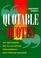 Cover of: Quotable Quotes