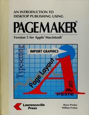 Cover of: An introduction to desktop publishing using PageMaker, version 5 for Apple Macintosh