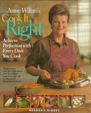 Cover of: Cook it right: achieve perfection with every dish you cook