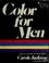 Cover of: Color for men