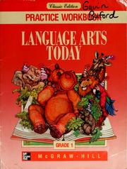 Cover of: Language arts today: Practice workbook
