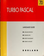 Cover of: Turbo Pascal version 7.0 by Borland International