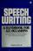 Cover of: Speechwriting