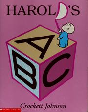 Cover of: Harold's ABC ; story and pictures by Crockett Johnson