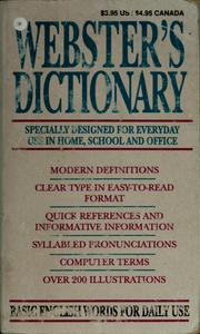 Cover of: Webster's dictionary