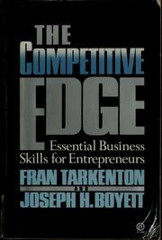 Cover of: The competitive edge | Fran Tarkenton