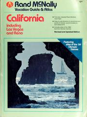 Cover of: Rand McNally vacation guide & atlas, California. by Rand McNally