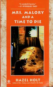 Cover of: Mrs. Malory and a time to die