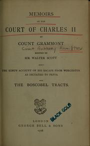 Cover of: Memoirs of the court of Charles II, by Count Grammont