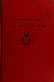 Cover of: Sex without fear