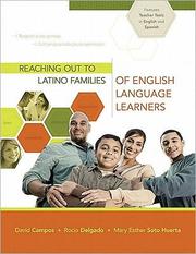 Cover of: Reaching out to Latino families of English Language Learners by David Campos