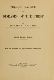Cover of: Physical diagnosis of diseases of the chest