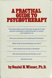 Cover of: A practical guide to psychotherapy