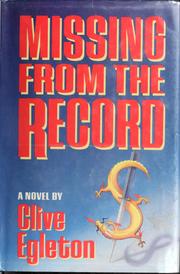 Cover of: Missing from the record